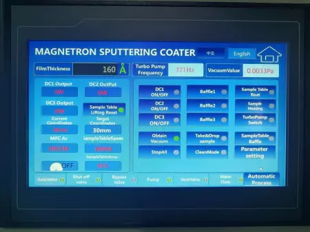 Трехмагнетронная комбинированная установка напыления (2DC/1RF) + 2 термических испарителя