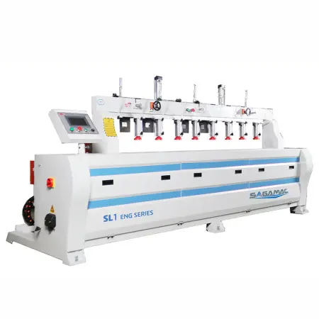 SL1 Обработка канавок и шипов для деревянных дверей с ЧПУ