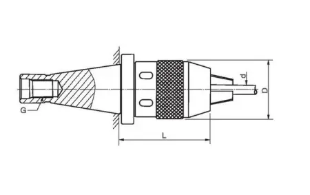 Фрезерный патрон NT40-APU16-110
