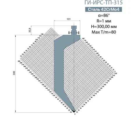 Пуансон TRUMPF ГИ-ИРС-ТП-315