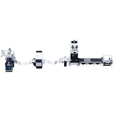Высокоточная автоматическая линия размотки правки и штамповки MDL-2/10-600. Ширина рулона 600 мм