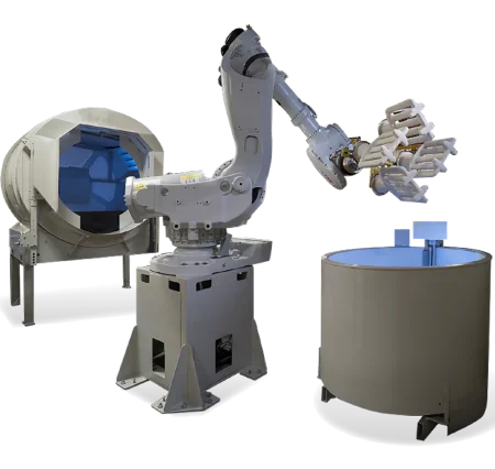 Роботизированный комплекс для изготовления керамических оболочковых форм 	
