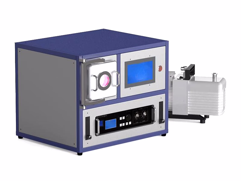 Внешний вид установки очистки в плазме IRV-E001-032 с вакуумным насосом