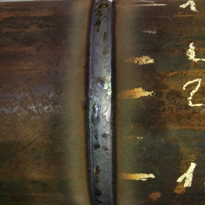 Результаты сварки швов стыковочного узла