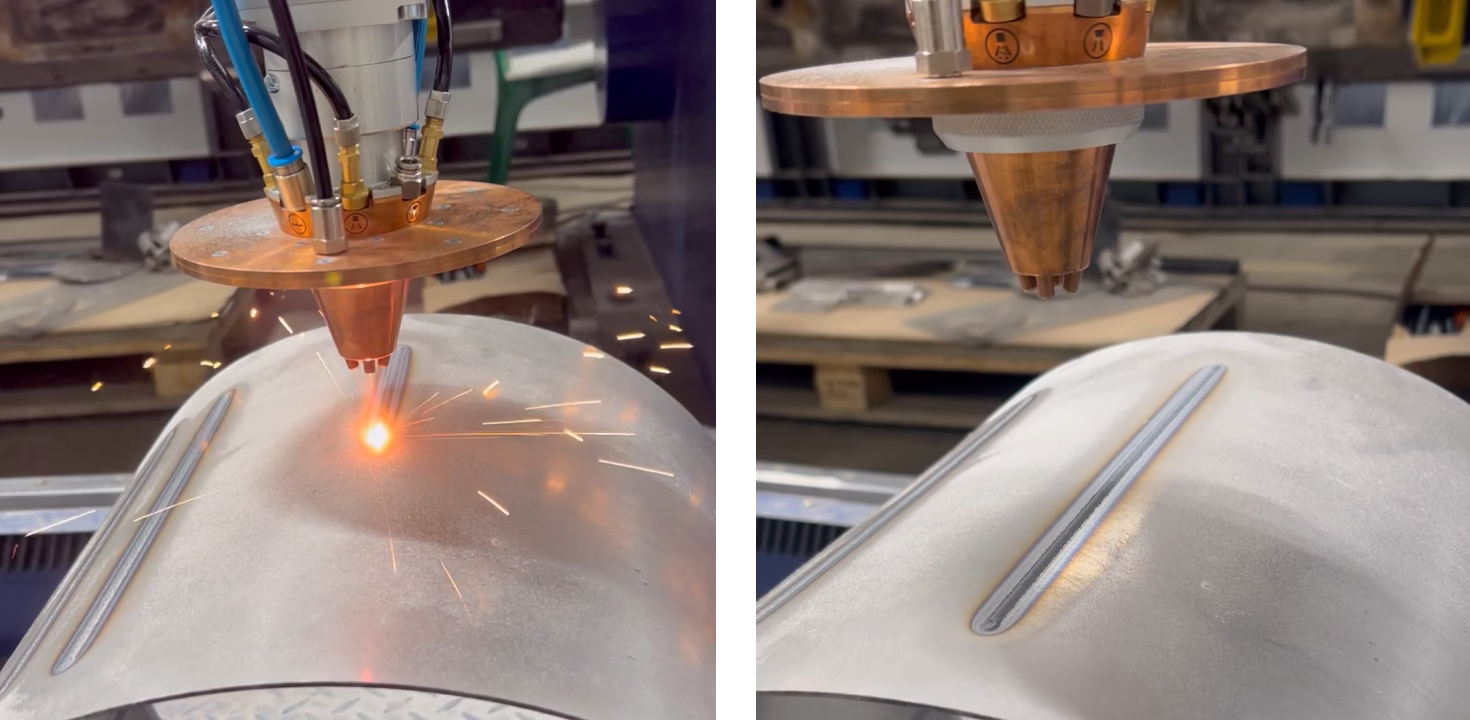 >Технологический процесс наплавки на установке роботизированной лазерной наплавки iRS-L-clad