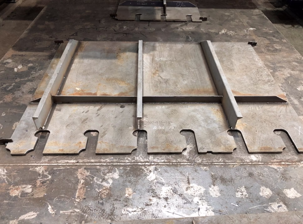 Сваренная микропанель на РТК лазерной сварки