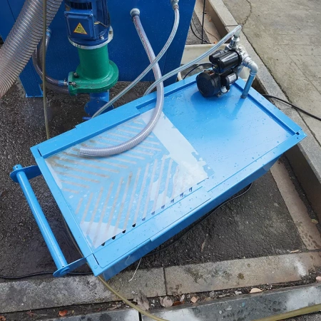 Пескоструйная камера влажной очистки с системой рециркуляции воды DS-12-1WCL