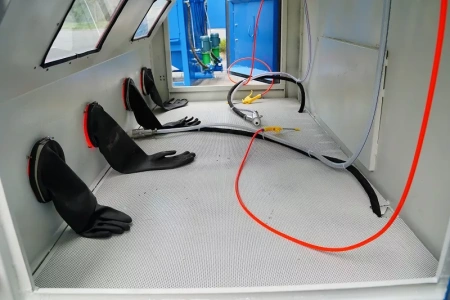 Дробеструйная камера с двумя станциями DS-21-2-D